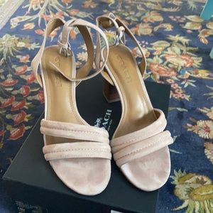 Light pink Coach sandals